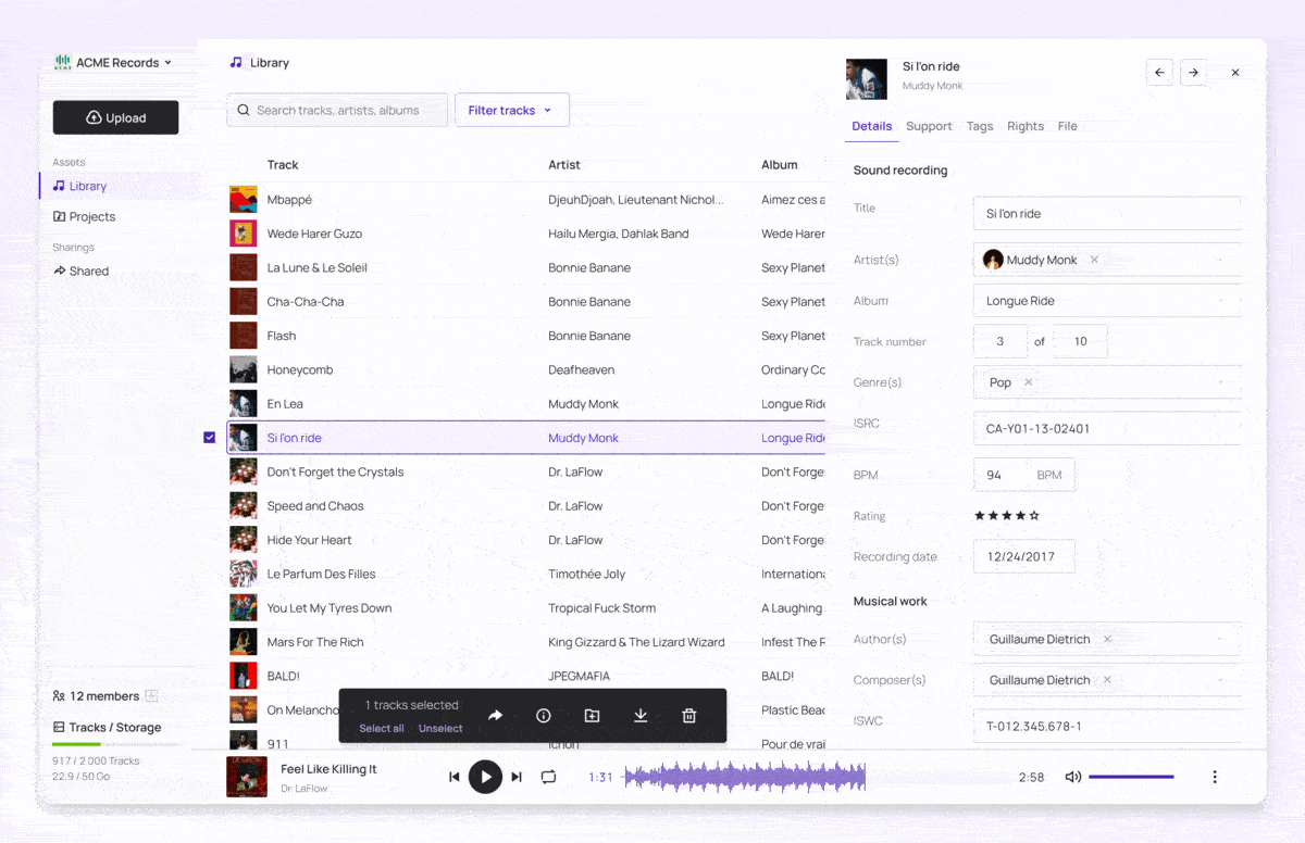 Productivity tool Bridge.audio