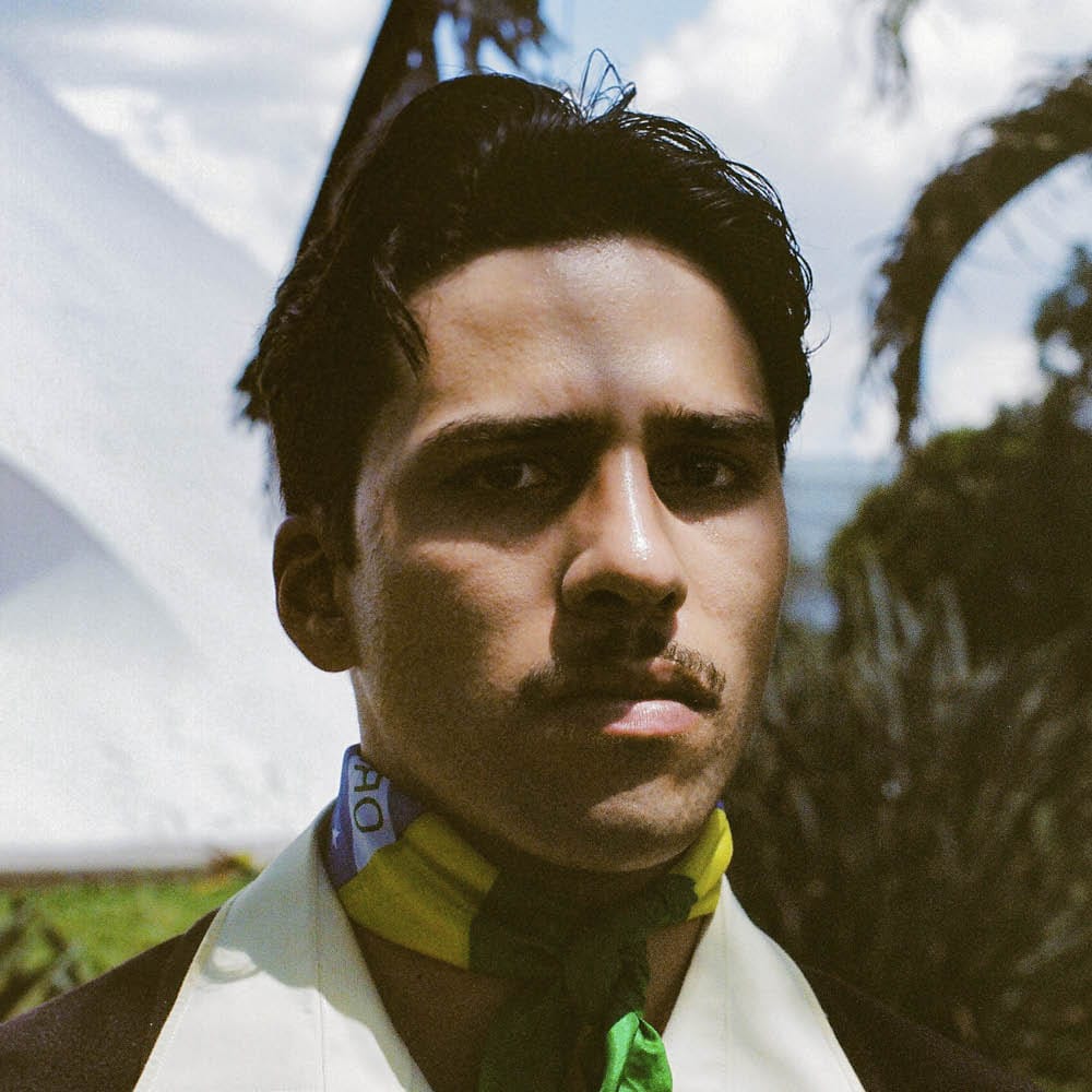 Portrait of artist Tiago Caetano, selected by Le Fair in 2025