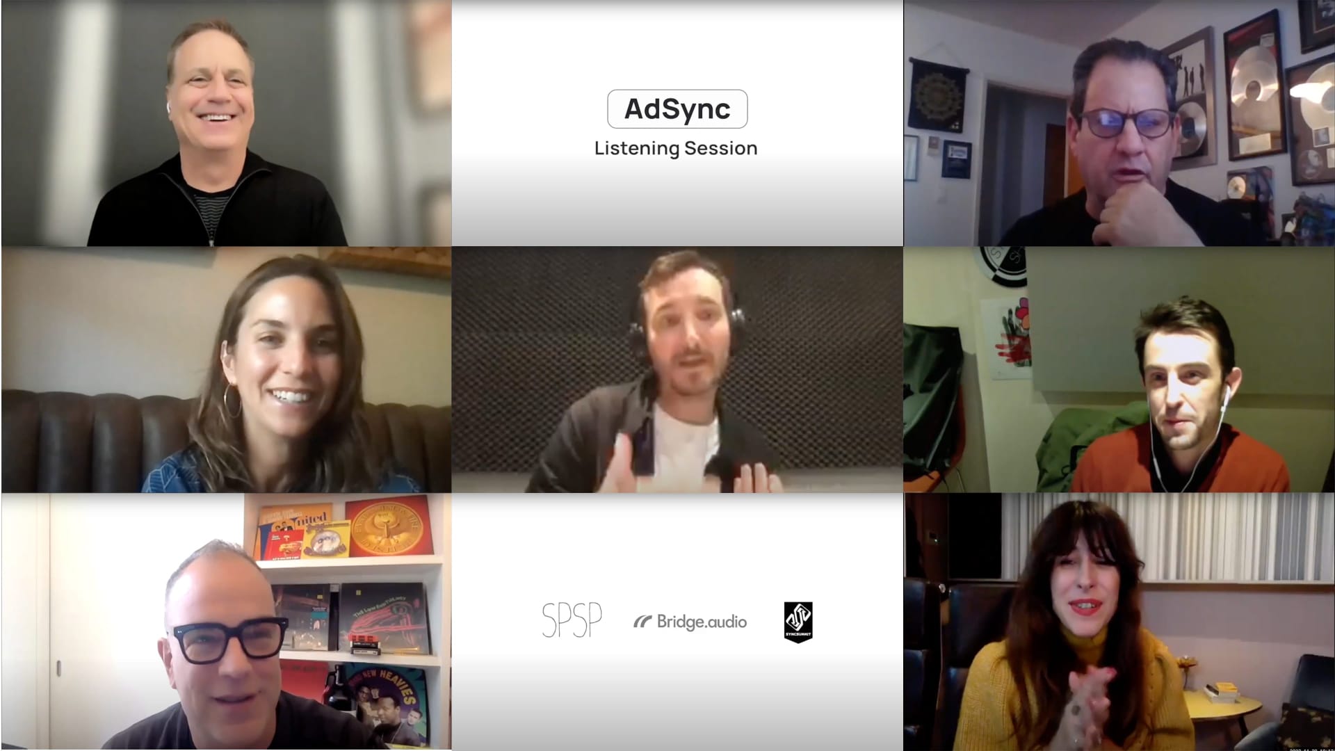 Apercu des intervenants de la session d’écoute AdSync