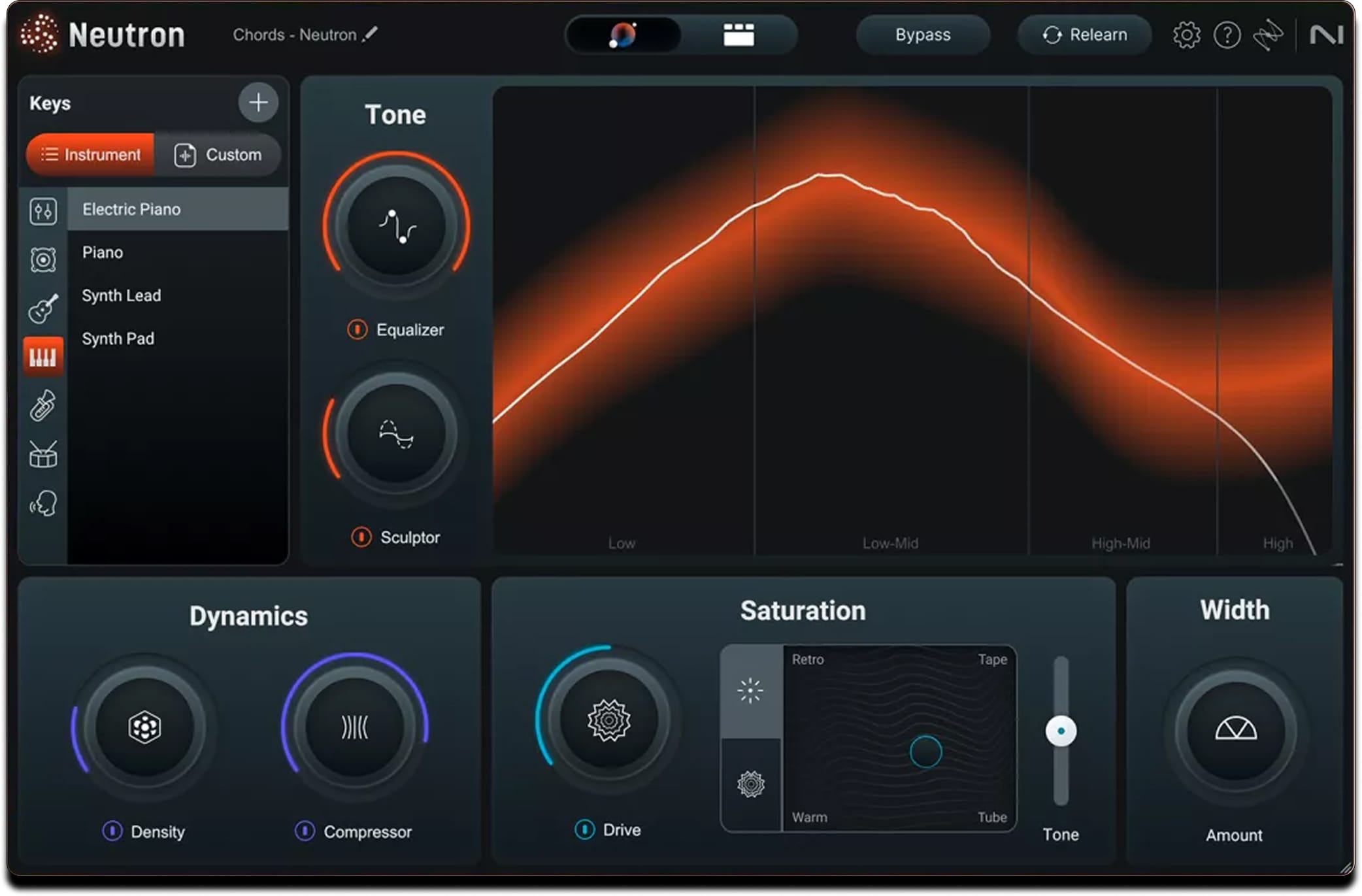 Capture d’écran de iZotope Neutron 5