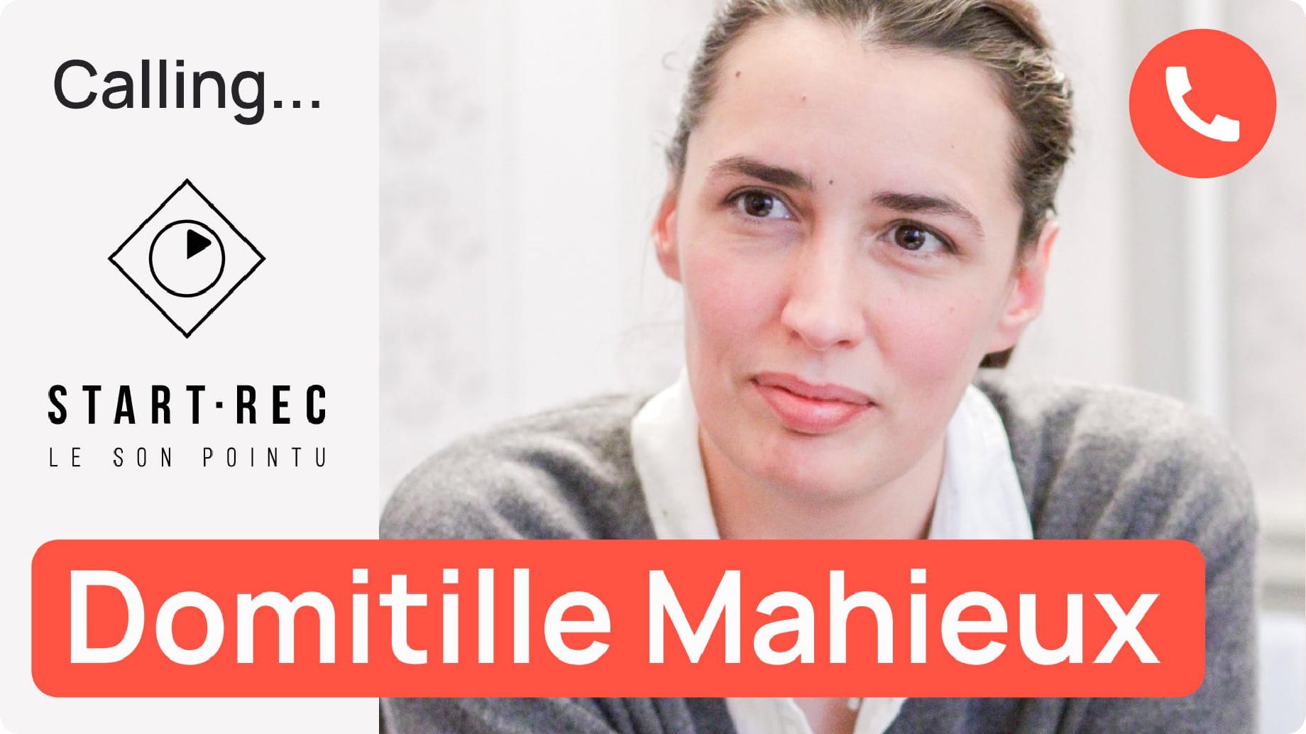 A photo of Domitille Mahieux next to the Bridge Connect logo