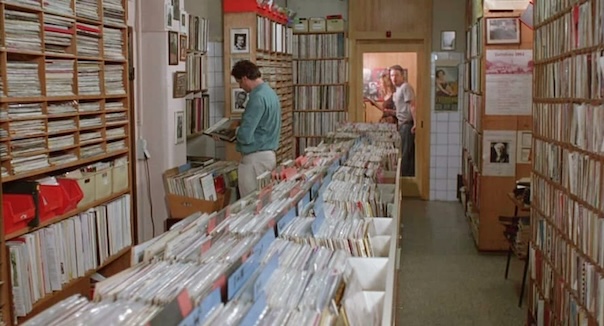 Man going through an untagged music catalog