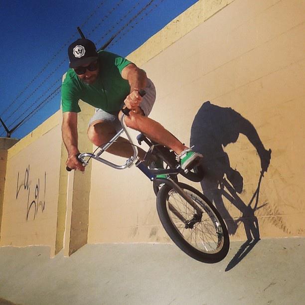Olivier Rosset a été professionel de BMX