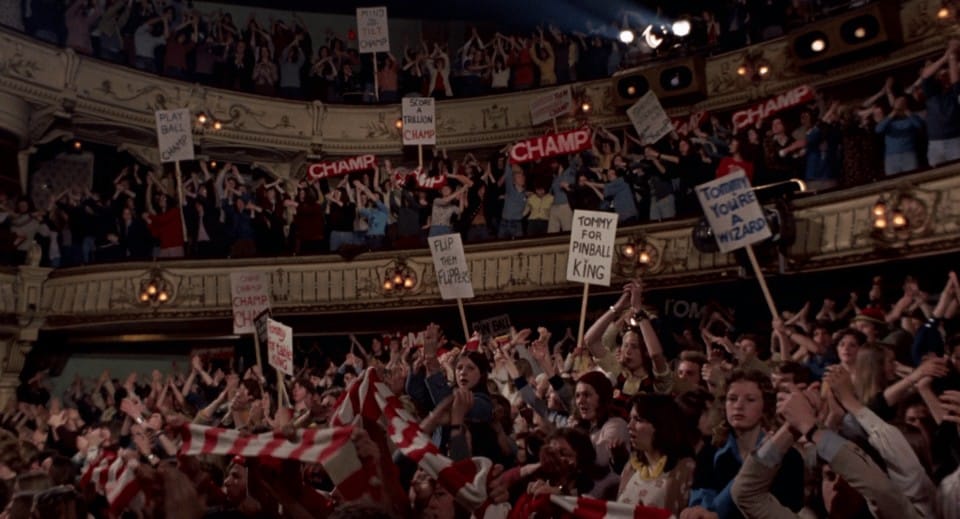 Engaged fans at a concert